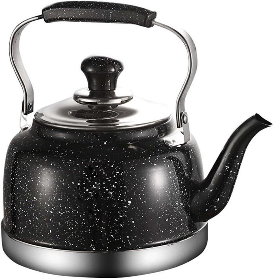 Theeketel Roestvrijstaal Waterkoker Thee Water Koken Met Theeafvoer 1.5L Zilver