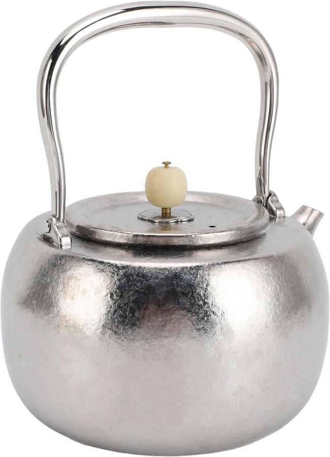 Theeketel Waterkoker Ketel Thee Zetten Geschikt voor Inductie 1100ML Zilver