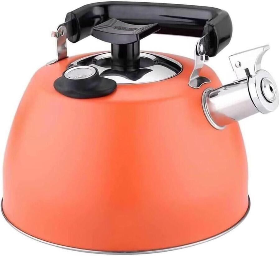 Theeketel Waterkoker Water Koken Ingebouwde Temperatuurmeter 3.5L Capaciteit Zwart