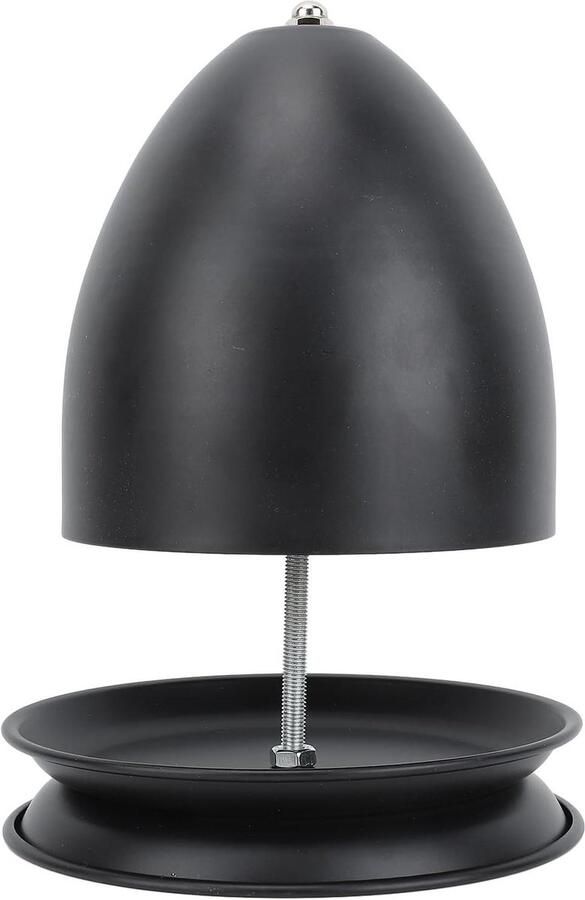 Theelicht Oven Kaarsverwarmer Radiator Ruimte Verwarmen Duurzaam IJzer Materiaal 27 x 18 cm Zwart