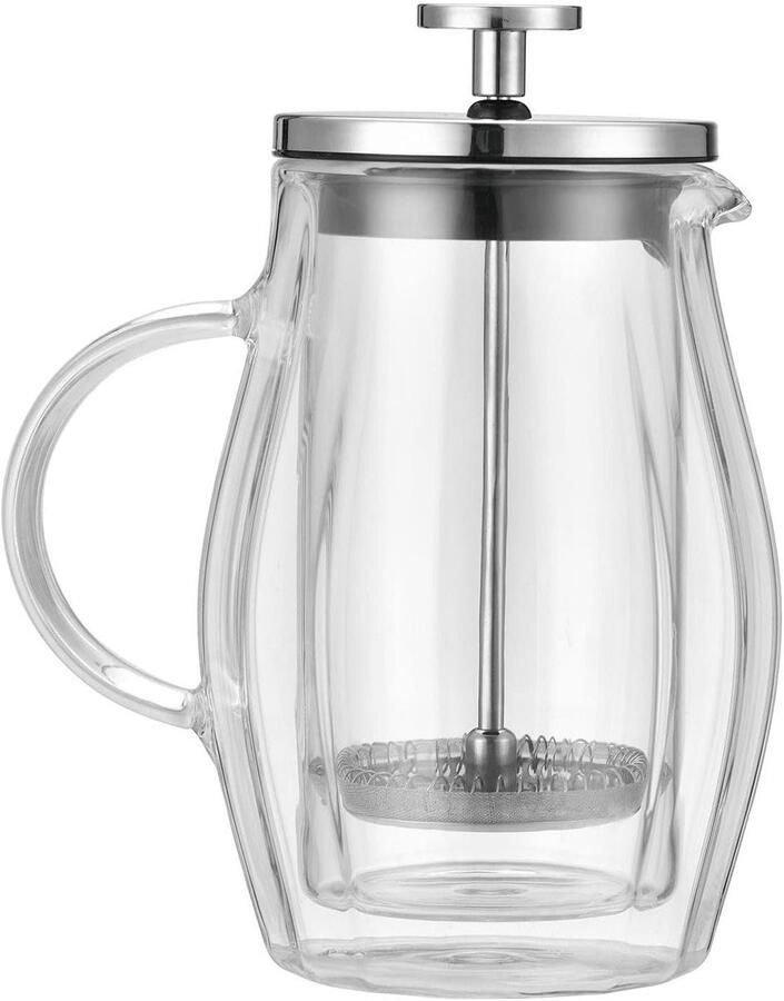 Theemaker Koffiezetapparaat Warme Dranken Zetten Dubbele Beglazing Isolatie 035 liter Zilver