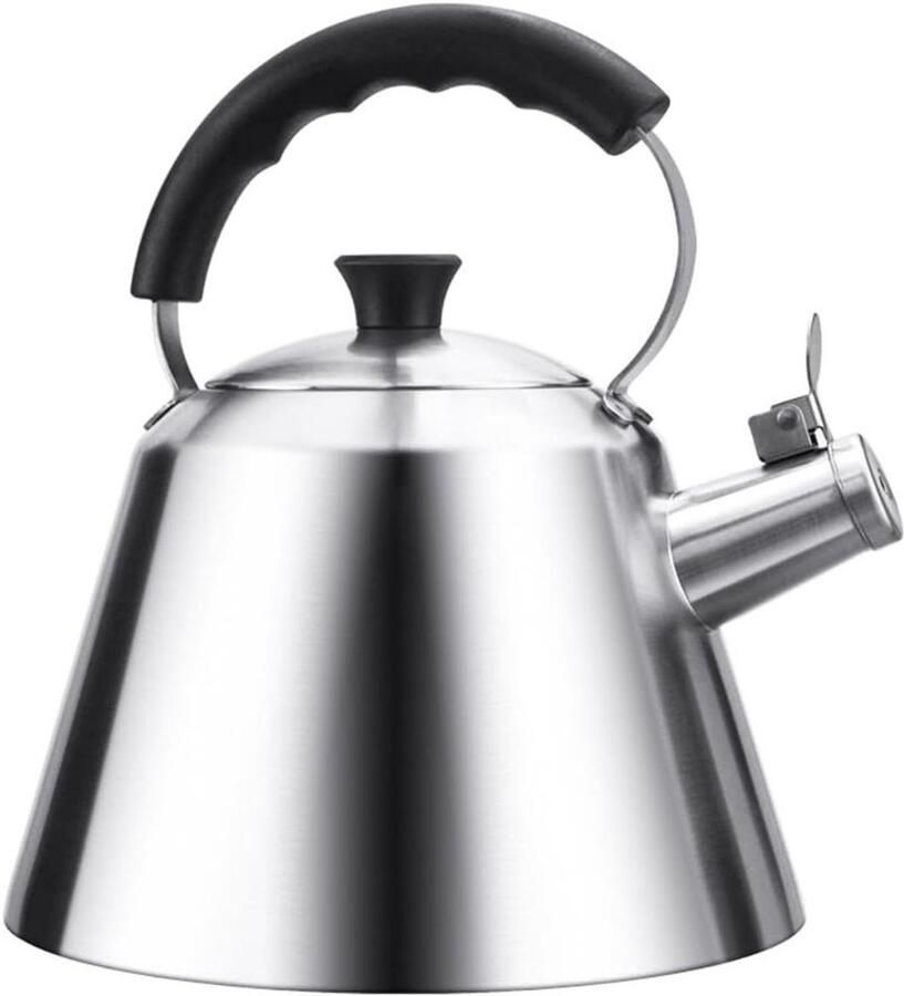 Theepot Fluitketel Waterkoker Koken Thee Water Koken Anti-hitte Handvat 3L Capaciteit Zilver