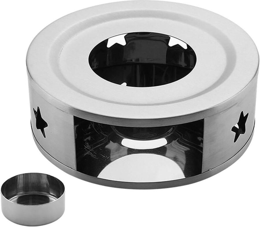 Theepot Verwarmer Warmhoudplaat Thee Warm Houden Ventilatiegaten 15.5 x 15.5 x 6 cm