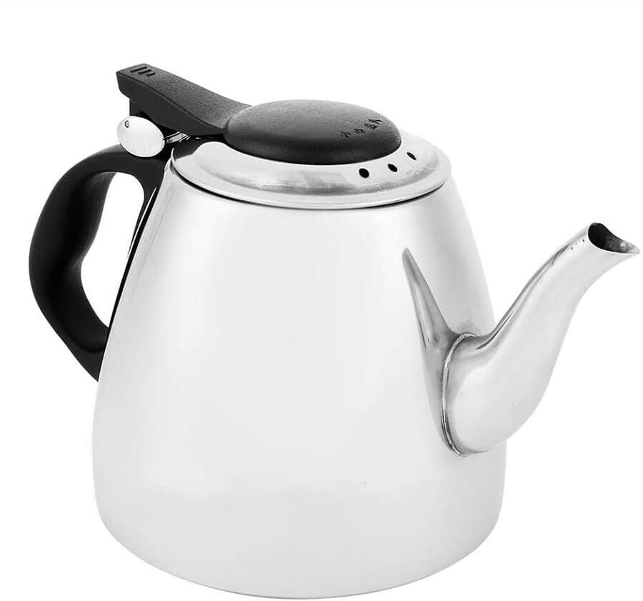 Theepot voor kookplaat Inductiekookplaat Waterkoker Kookplaat Heet water Theepot Snel aan de kook Antisliphandvat Waterkookpan 1.2L