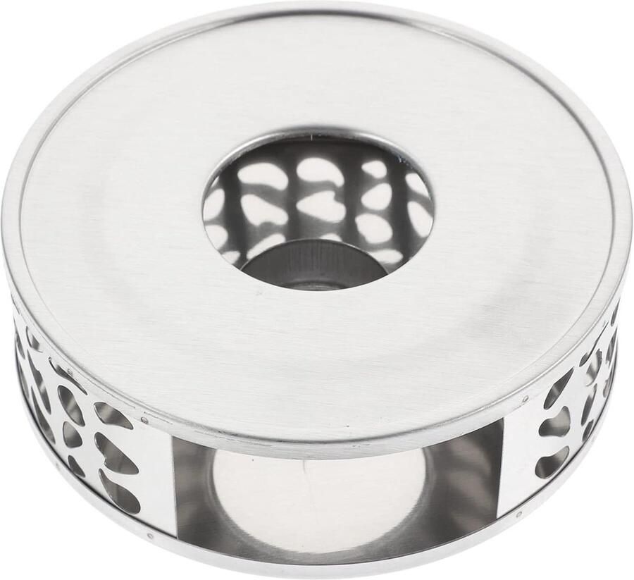 Theepot Warmer Thee Fornuis Thee Warm Houden Hol Ontwerp 13.5x13.5x5.8CM Zilver