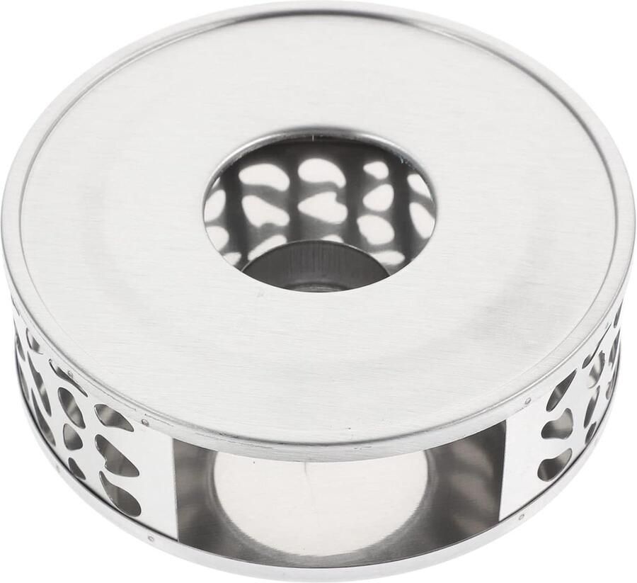 Theepot Warmer Thee Fornuis Thee Warm Houden Hol Ontwerp 13.5X13.5X5.8CM Zilver