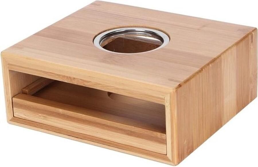 Theepotverwarmer Verwarmingsbasis als theewarmeraccessoire Om thee warm te houden Van natuurlijk bamboe