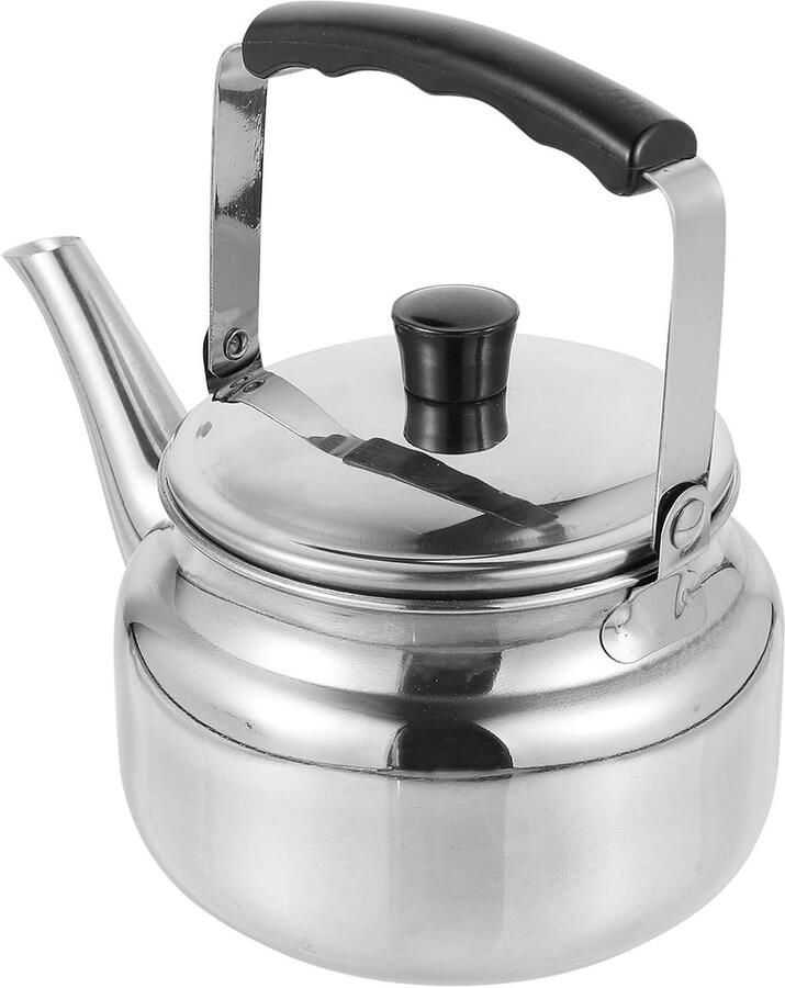 Theepot Waterkoker Kookpan Platte Bodem Thee Zetten Buiten Ergonomisch Handvat 17 x 11 x 10.5 cm
