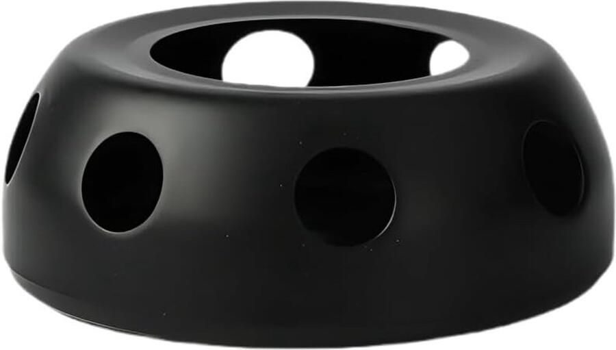 Theewarmer Zwart 13 x 13 cm Roestvrijstalen Warmhouder voor Theepot Voor Theeliefhebbers