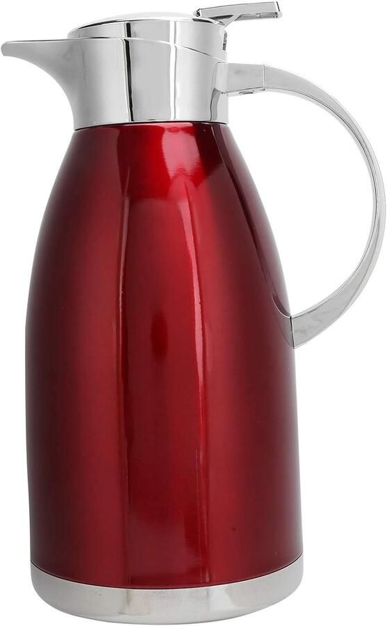 Thermische Kan Isolatiepot Waterkoker Dranken Warm Houden Vacuüm Dubbelwandig 23 Liter Rood