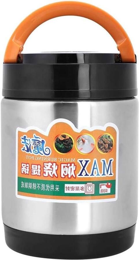 Thermische Lunchbox Voedselcontainer Warmhoud Maaltijden Meenemen Vacuüm Roestvrijstaal 1800 ML Standaard