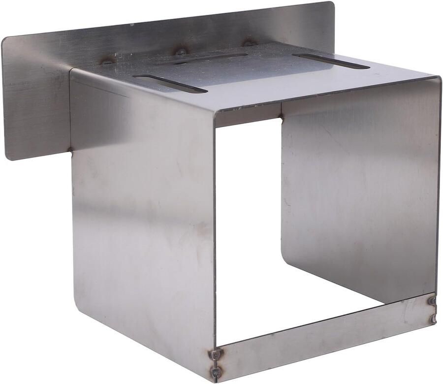 Thermische Schijf Grill Accessoire Gelijkmatig Koken Roestvrij Staal 27 x 19 x 17 cm Zilverkleurig