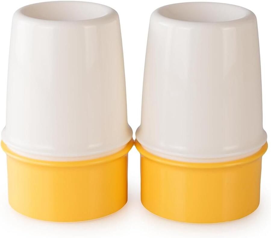 Thermo Eierdopjes Set van Twee Ontbijt Genieten Inclusief Lepel