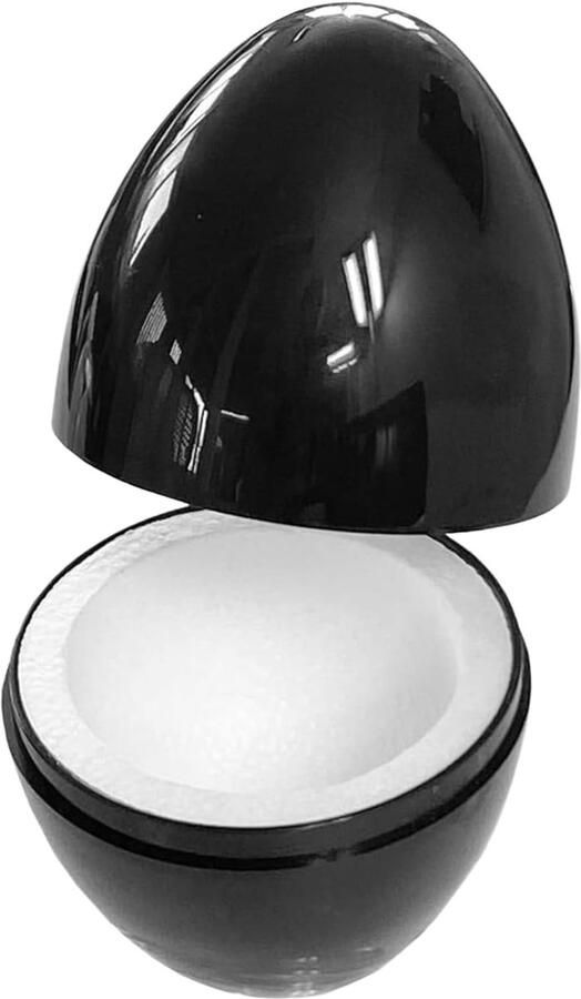 Thermo Eieren Warme Eierhouder Ontbijt Warm Houden Tot 2 Uur Warm Hoogte 95mm Diameter 65mm Zwart