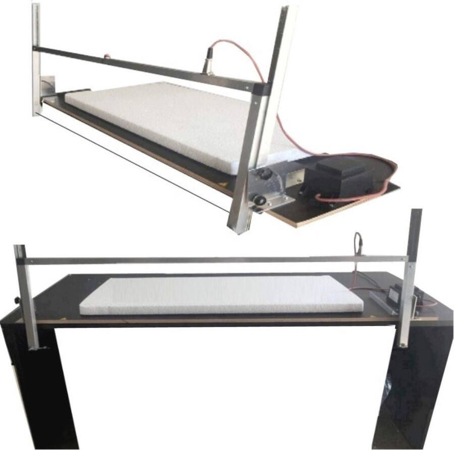 Thermo snijapparaat voor piepschuim Verkrijgbaar in maten van XS tot XXL Inclusief 3 gloeidraden