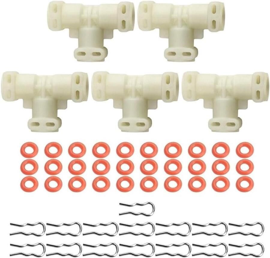 Thermoblock Connector Kit Koffiemachine Onderdelen Koffie Maken Complete Reparatie Set 5 T-connectoren Zoals Afgebeeld