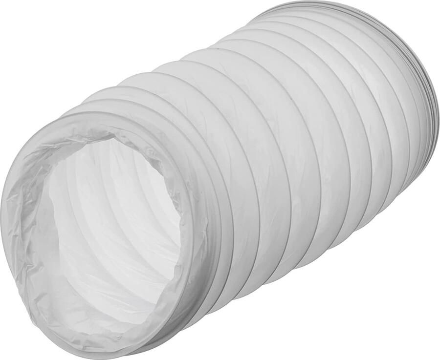 Thijox Ø 150 mm Ventilatieslang 1 m Flexibele PVC Slang voor Airconditioning Wasdroger & Afzuigkap UV-bestendig Waterdicht Duurzaam en Stevig