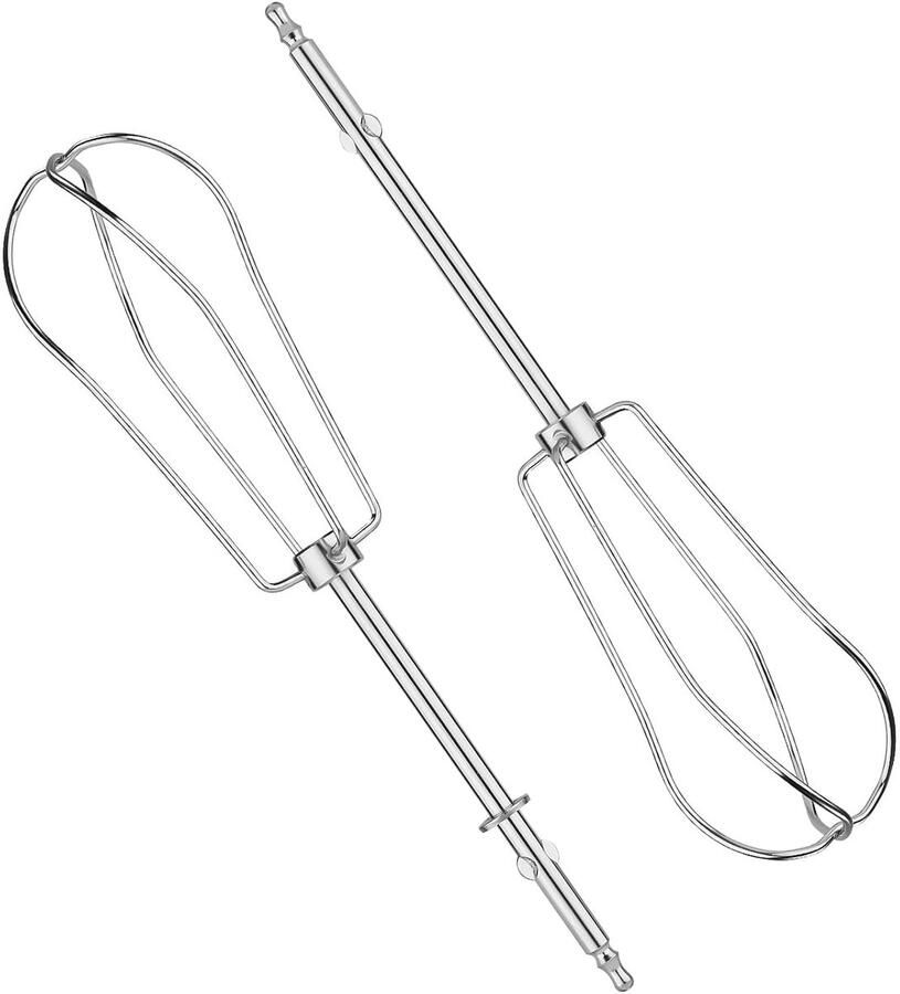 Thijox 2 Stuks Handmixer Kloppers Opzetstukken Roestvrij Staal Compatibel met Cuisinart CHM-Serie Perfect voor Bakken en Koken in de Keuken