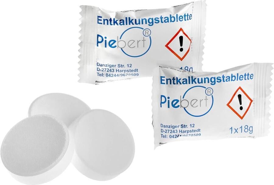 Thijox 30 Ontkalkingstabletten voor Koffieautomaten Universele Kalkoplossing à 18 g Made in Germany Ideaal voor Thuis Kantoor en Horeca