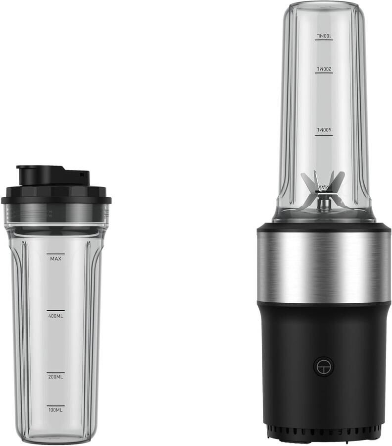 Thijox 900W Persoonlijke Blender Hoge Snelheid Smoothie Maker met RVS Messen 700 ml Fles met Deksel voor Smoothies Shakes en Onderweg