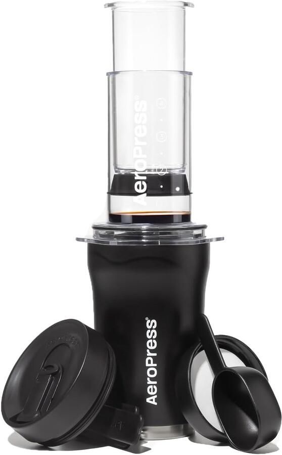 Thijox AeroPress Go Plus Draagbare Koffiezetset Ideaal voor Reizen Kamperen & Kantoor Alles-in-één French Press Handmatige Espresso & Filterk