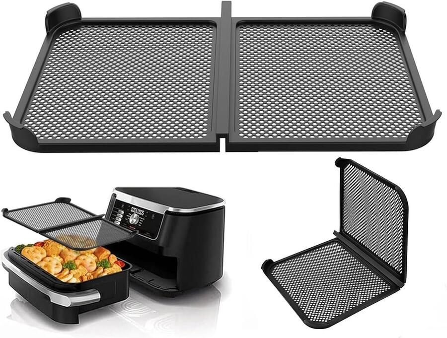 Thijox Airfryer Spatscherm Siliconen Beschermingsnet voor Ninja AF500 Vervangend Onderdelenset voor Verwarmingsspoel en Ventilator 1 Stuk Keuken