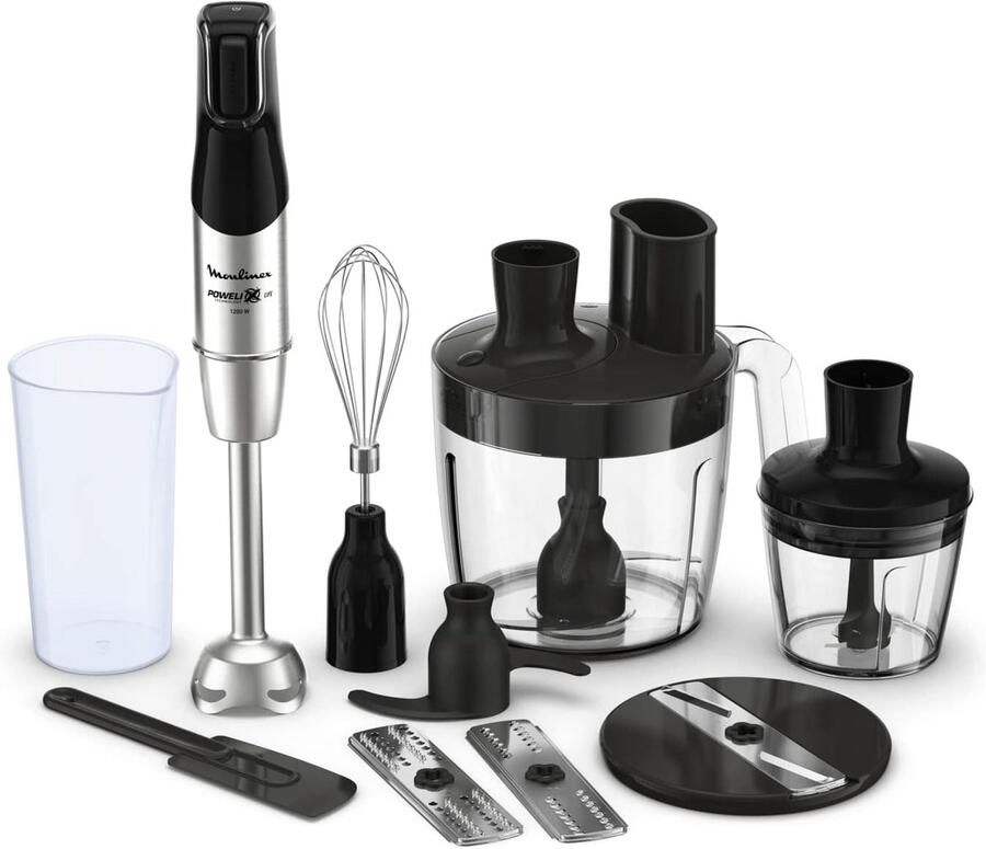 Thijox Blender 1200W met Krachtige Messen Ergonomische Snelheidsregeling Vaatwasmachinebestendige Onderdelen Ideaal voor Groenten Sauzen en Meer