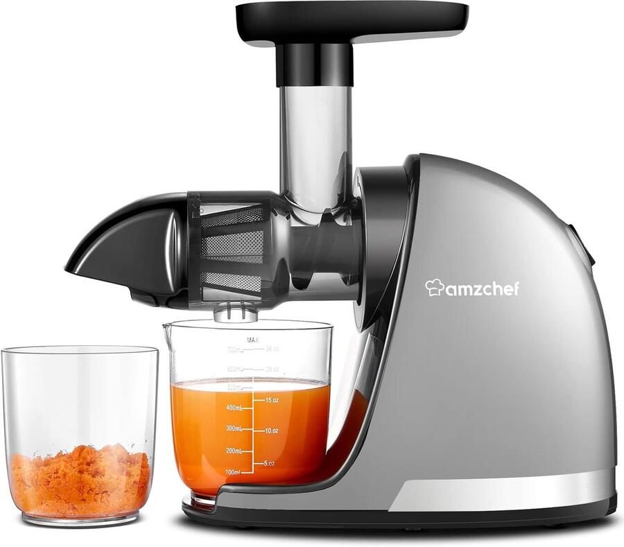 Thijox Cold Press Slow Juicer Machine Masticating Elektrische Vruchtenpers voor Groente en Fruit Delicate Chew Zonder Filteren Sapcentrifuge m