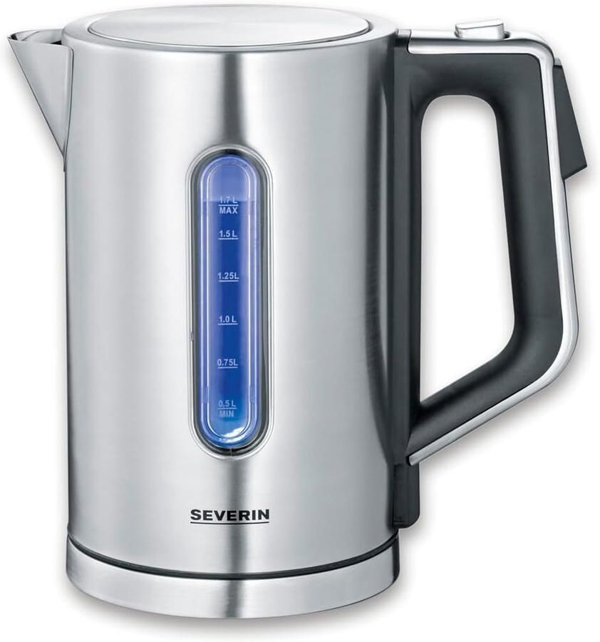 Thijox Digitale Waterkoker 1 7L XXL Roestvrij Staal 3000W Fast-Boil met Temperatuurselectie Ideaal voor Thee Instantgerechten Babyvoeding Zw