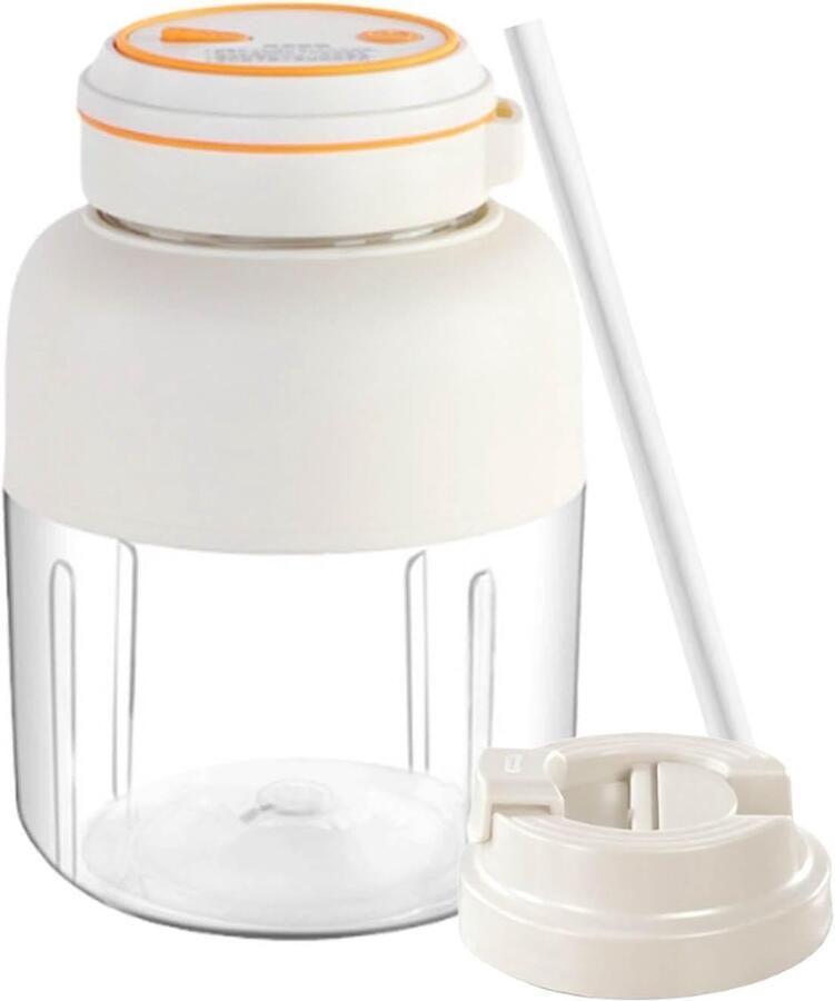 Thijox Draadloze Draagbare Blender 1300ml Elektrische Mixbeker voor Shakes Sap en Drankjes Ideaal voor Reizen Sportschool Kamperen en Picknic