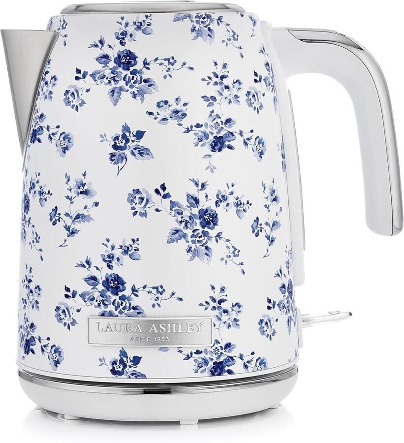 Thijox Draadloze Waterkoker 1.7 Liter Hoge Capaciteit 2.2 kW Snelkookfunctie Roestvrijstaal China Rose Ideaal voor Keuken en Koffie- en Thee Lie