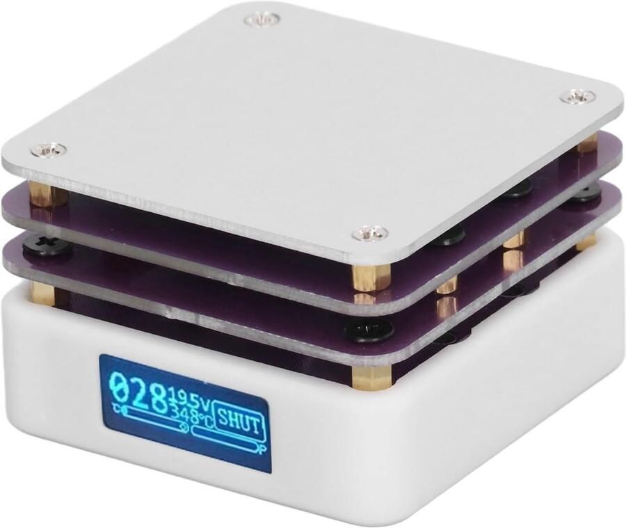Thijox Lab Kookplaat Reflow Oven 850W Elektrisch Voorverwarmen Solderen Thermostatische Hot Plate Mini Tafellasser voor USB Type C PD Projecten