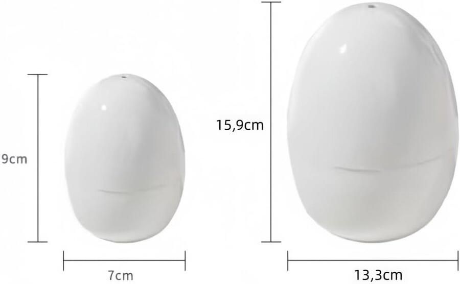 Thijox Magnetron Eierkoker voor 1 of 4 Eieren Snel en Gemakkelijk Ontbijt Perfect voor Kantoor en Thuis Ideaal voor Zacht Waszacht of Hard Ge