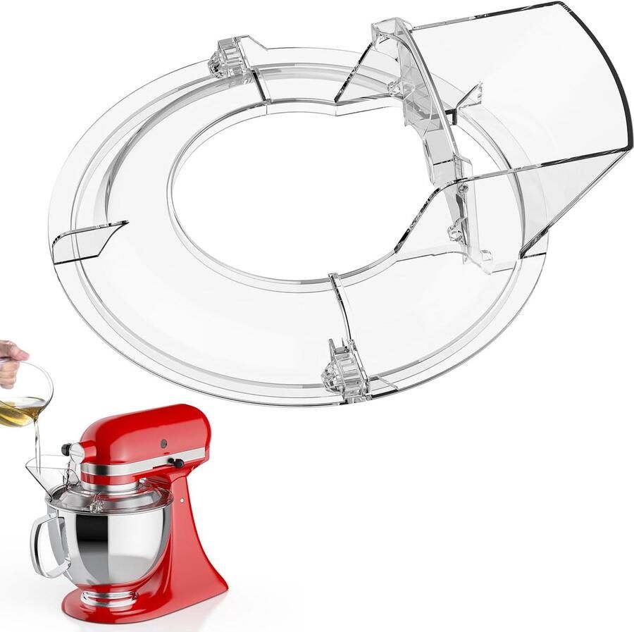 Thijox Roestvrijstalen Deeghaak voor Kitchen Aid Blender K45DH Kneedhaak voor KitchenAid 4.3 4.7 4.8 L Vaatwasmachinebestendig Deegopzetstuk voo
