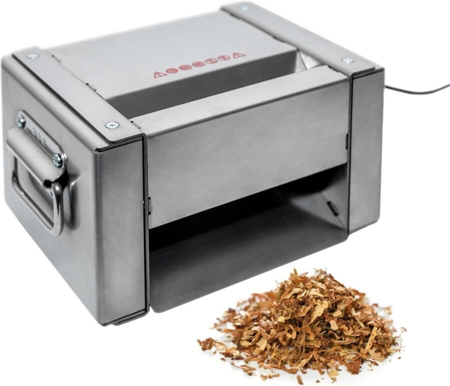 Thijox Snijmachine voor Tabak met Kogellager Elektrische Tabaksmolen voor Fijne Sneden Handmatige Tabaksnijmachine voor Thuisgebruik en Commercie