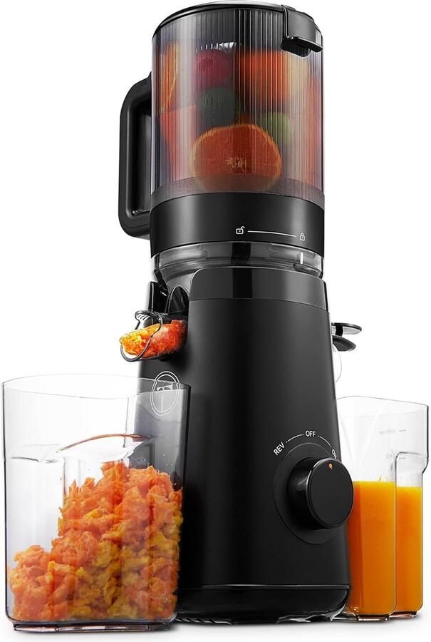 Thijox TUUMIIST Sapcentrifuge met Extra Groot Vulkaan van 13 5 cm Krachtige Juicer voor Vers Sap Keuken Fruit en Groenten Makkelijk Schoon te M