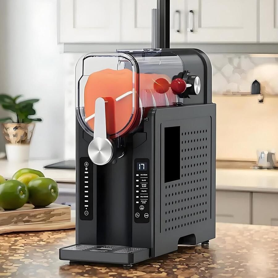 Thuis Slush Maker IJsmachine Softijs Bevroren Dranken 6 Programma's 1.6 Liter Zwart