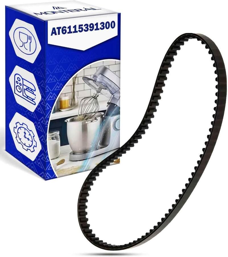 Timing belt voor foodprocessor originele code AT6115391300 geschikt voor Ariete 1594 ShopVlot