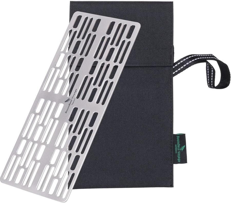 Titanium Grillrooster voor Buiten en BBQ Ultralicht en Duurzaam Keukengerei