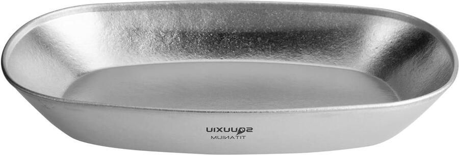 Titanium Plaat Visbord BBQ-plaat Buiten Eten Gezondheidskwaliteit Materiaal 250 x 165 x 35 mm Ijsbloem Kleurrijk