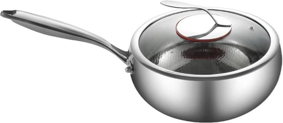 Titanium Wok Roerbakpan Inductie Snel Koken Dubbele Anti-aanbaklaag 28 cm Meerkleurig