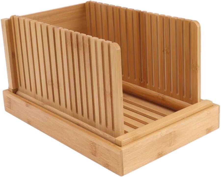 Titel: Allecto Premium Broodsnijder DIY Bakken Gereedschap voor Zelfgebakken Brood Opvouwbare Broodsnijgids voor Toast Loaf Gelijkmatig en Consistent Snijmachine