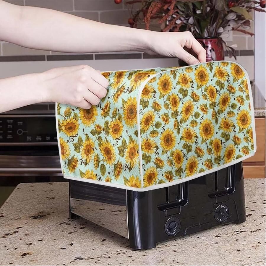Toaster Cover Broodroosterhoes Keuken Beschermen Stof- en Vetafstotend 31.5 x 27 x 21 cm