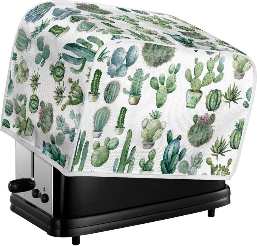 Toaster Covers Broodroosterhoes Keuken Beschermen Waterafstotend 31.5 x 27.2 cm Tropische Cactus