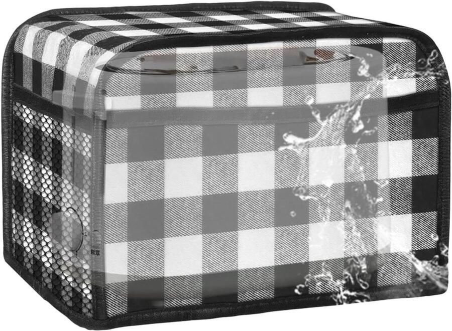 Toaster Covers with 2 Wide Slots Toaster for Small Appliances Machine Washable Toaster with Pocket Fits Most Standard 2 Toasters