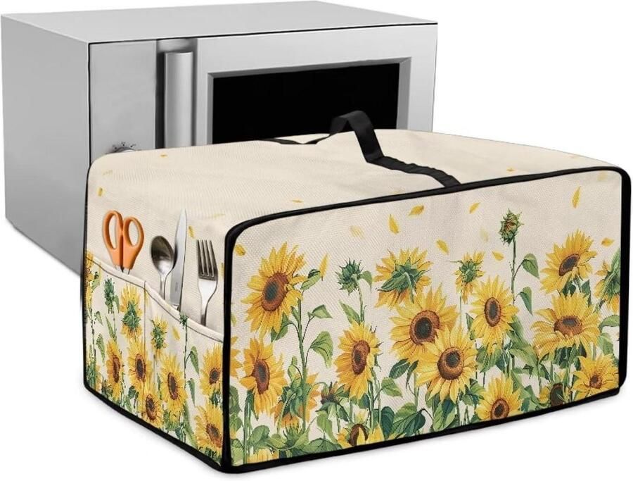 Toaster Oven Cover Magnetronhoes Keuken Apparaten Beschermen Met Handvat Zak Large 22.5x18.5x13 Zonnebloem