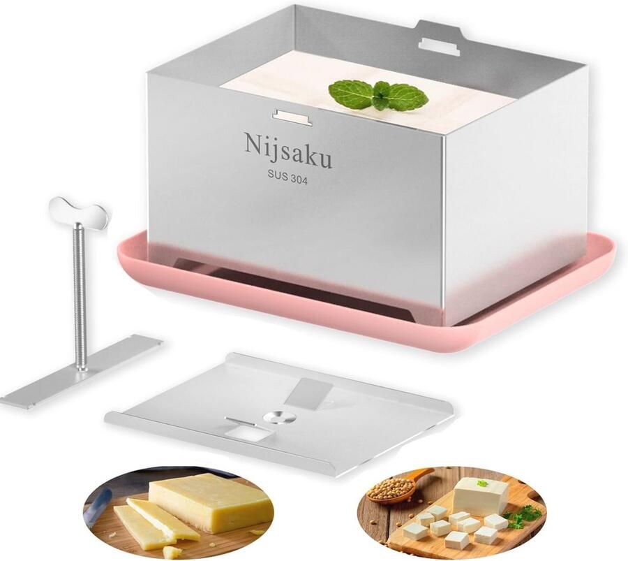 Tofu Pers en Paneermaker Ideaal voor Zelfgemaakte Tofu Paneer en Veganistische Kaas