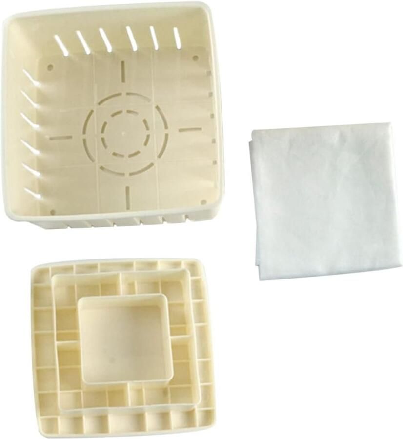 Tofu Pers Tofu Maker Zelf Tofu Maken Eenvoudig Ontwerp 17 x 17 x 9.5 cm