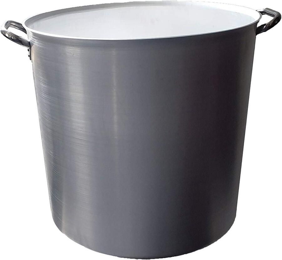 Tomatenpan Aluminium Soeppan Stoofpan Grote Maaltijden Bereiden Gegoten Handgrepen Diameter 50 cm Meerkleurig