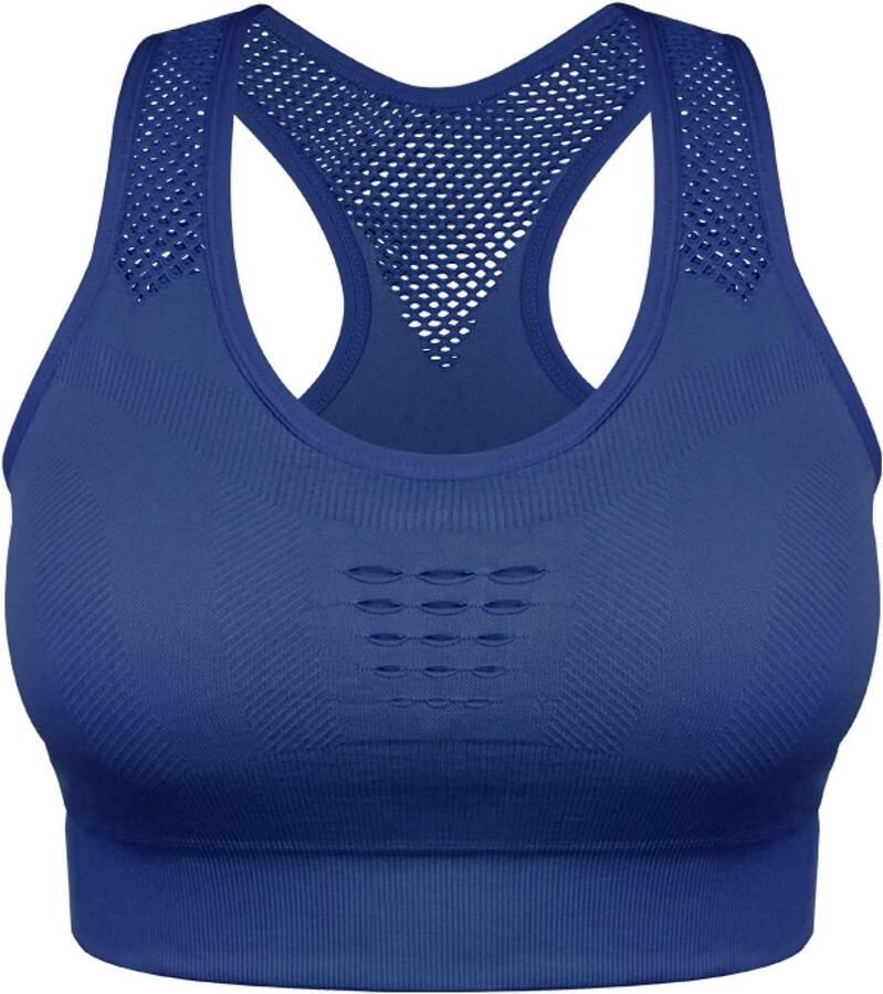 Top Atletische Running Sport BH Yoga Brassiere Workout Gym Fitness Vrouwen Naadloze Hoge Impact Gewatteerde Ondergoed Vest Tanks